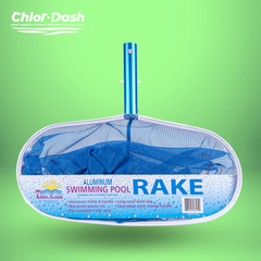 Aluminum Leaf Rake – 12" Fine Mesh Net