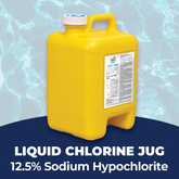 New 2.5 Gallon Liquid Chlorine Jug