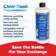 Miraclear Blue Liquid Clarifier Concentrate